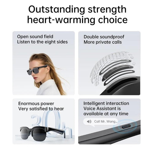 Wireless Bluetooth Glasses With AI Intelligent